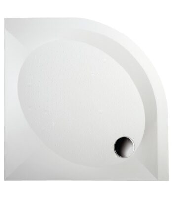 Duschkar 90x90 PAA Art 4W – kvartsrunt, R550, med panel och justerbara fötter