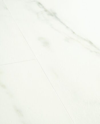 Vinylgolv LVT Quick-Step Ambient Click Marble Carrara White – ljus stendesign, 4,5 mm