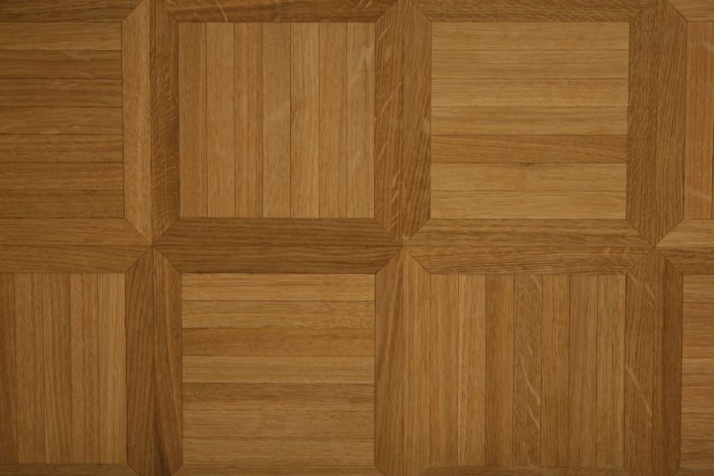 Massivt trägolv mosaikparkett ek natur Genuamönster
