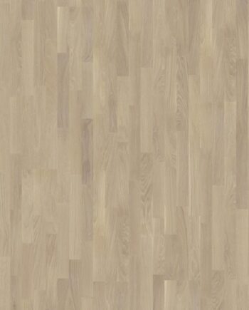 Ljust parkettgolv Tarkett, Shade, ek Satin Soft White TreS, 3-stav, Proteco Hardwax Oil hårdvaxolja