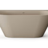 Seinaäärne kivivann PAA DECO WALL 166×81 cm, matt Silkstone 4 Badkar mot vägg PAA DECO WALL 166x81 cm, Silkstone – 4