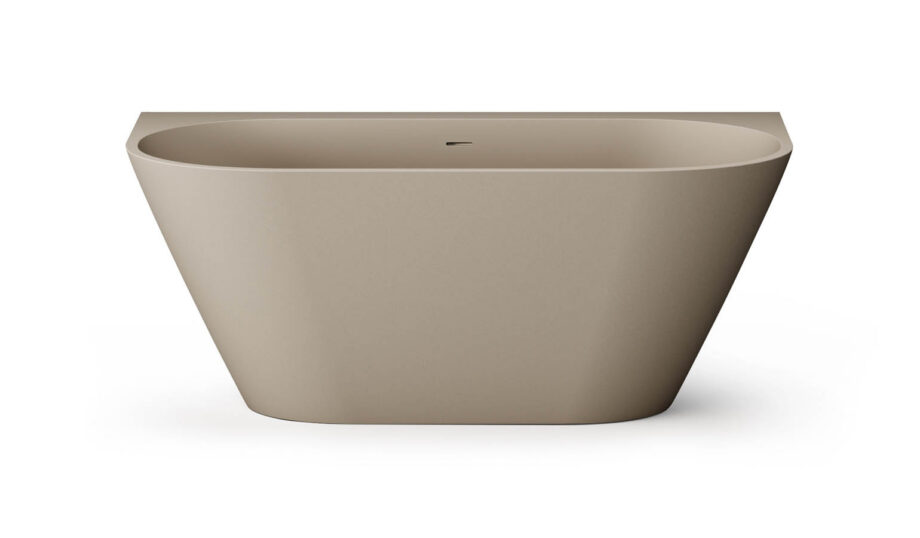 Seinaäärne kivivann PAA DECO WALL 166×81 cm, matt Silkstone 4 Badkar mot vägg PAA DECO WALL 166x81 cm, Silkstone – 4