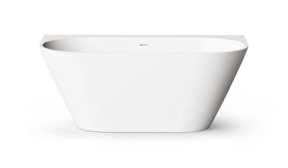 Seinaäärne kivivann PAA DECO WALL 166×81 cm, matt Silkstone Badkar mot vägg PAA DECO WALL 166x81 cm, Silkstone