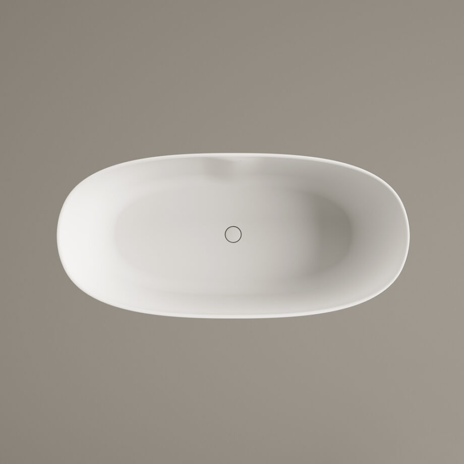 Eraldiseisev kivivann PAA PERLA 160 160×75 cm, matt Silkstone 7 Fristående badkar PAA PERLA 160 160x75 cm, Silkstone – 7