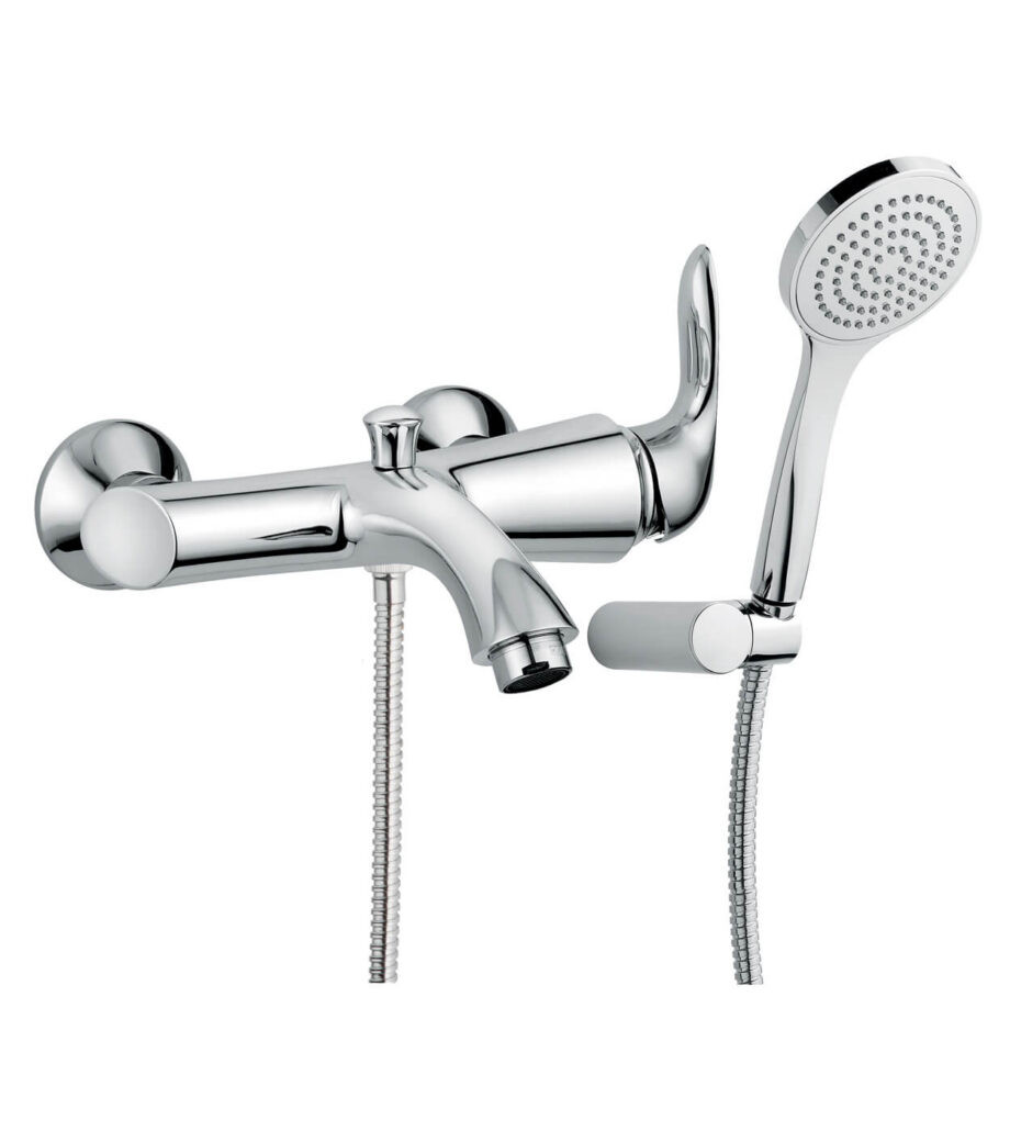 Badkarsblandare Emmevi Neco 91001, krom, blandare + duschset Badkarsblandare Emmevi Neco 91001 – 2