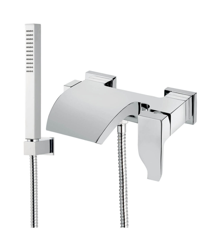 Badkarsblandare Emmevi Niagara 74001, krom, blandare + duschset Badkarsblandare Emmevi Niagara 74001 – 2