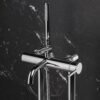 Badkarsblandare på golvpelare Emmevi Filobrass 8500128 med handdusch – bild 2 Badkarsblandare på golvpelare Emmevi Filobrass 8500128 med handdusch – 2