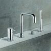 Badkarskantsblandare Emmevi Filobrass 85120, 4 hål – 3