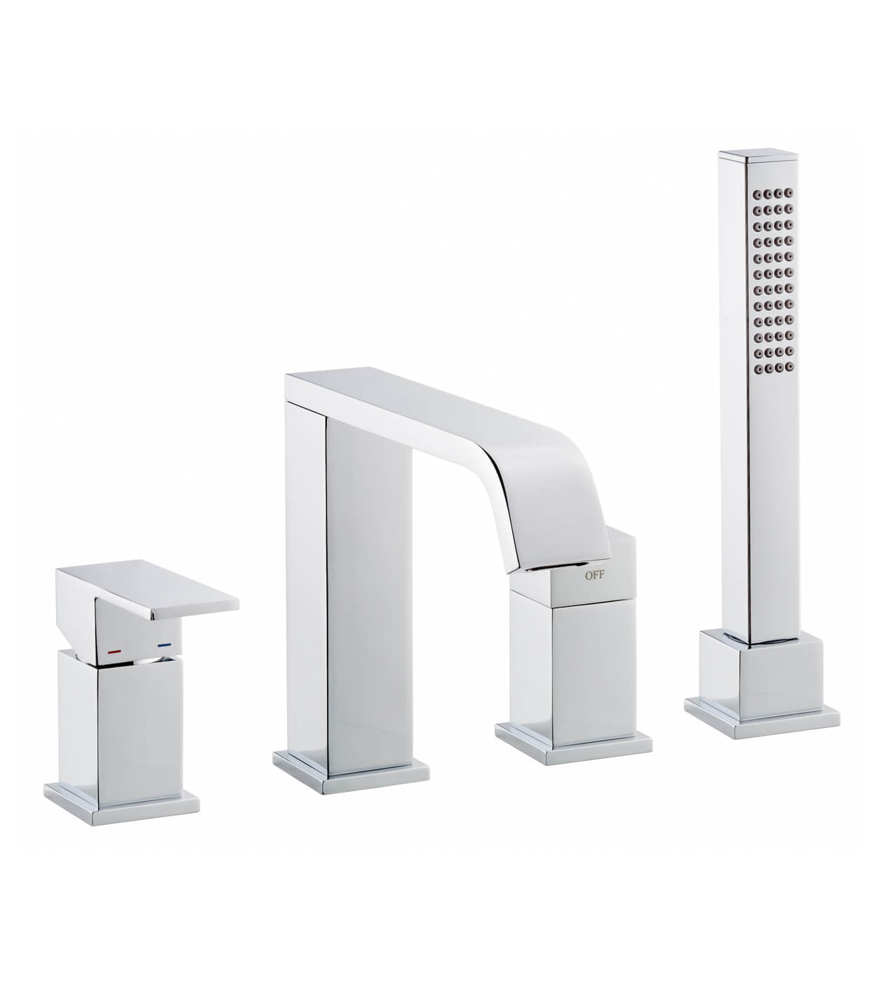 Badkarskantsblandare Emmevi Siris 47120, 4 hål – 2