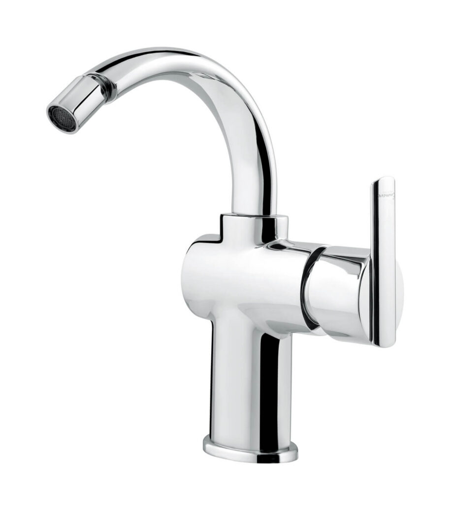 Bidéblandare Emmevi Elly 41074 med click-clack-ventil, krom Bidéblandare Emmevi Elly 41074 med click-clack-ventil