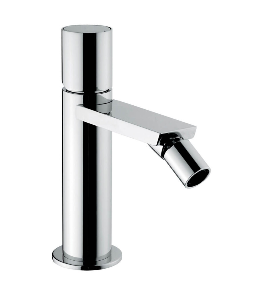 Bidéblandare Emmevi Minù 83004 med click-clack-ventil, krom, standardspak Bidéblandare Emmevi Minù 83004 med click-clack-ventil