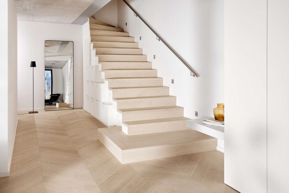 Chevronparkett Bauwerk Formpark Rombico ek Farina 14 oljad borstad – miljöbild 3 Chevronparkett Bauwerk Formpark Rombico ek Farina 14 oljad borstad – 4