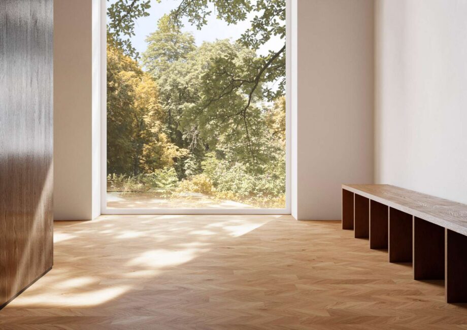 Chevronparkett Bauwerk Spinpark ek natur 15 oljad slipad – miljöbild Chevronparkett Bauwerk Spinpark ek natur 15 oljad slipad – 2