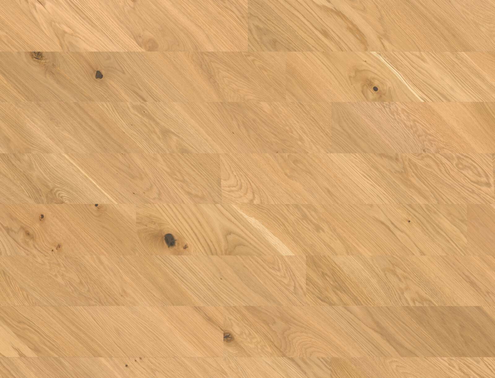 Chevronparkett Bauwerk Spinpark ek natur 15 oljad slipad