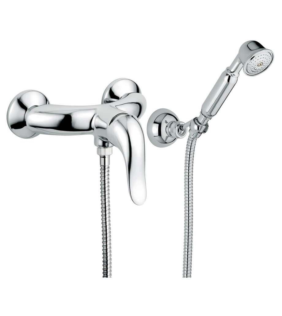 Duschblandare Emmevi Duka 44002, krom, blandare + duschset Duschblandare Emmevi Duka 44002 – 2