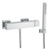 Duschblandare Emmevi Gea 26002, krom, spak utan skaft, blandare + duschset Duschblandare Emmevi Gea 26002 – 2