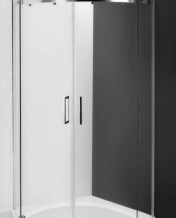Duschkabin 90x90 Ambient Line AMR2N – duschhörna, kvartsrund R550, 8 mm säkerhetsglas