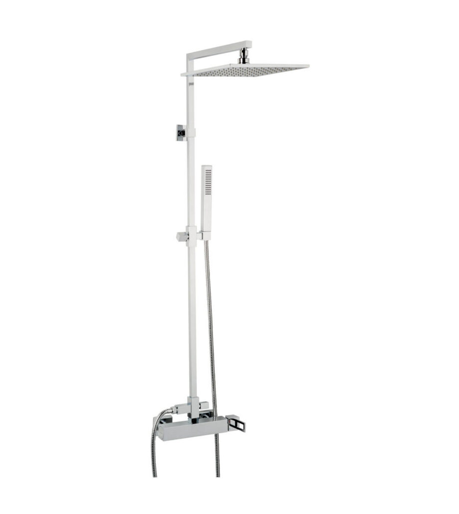 Duschsystem med blandare Emmevi Gea 2600247, krom, hålad spak Duschsystem med blandare Emmevi Gea 2600247