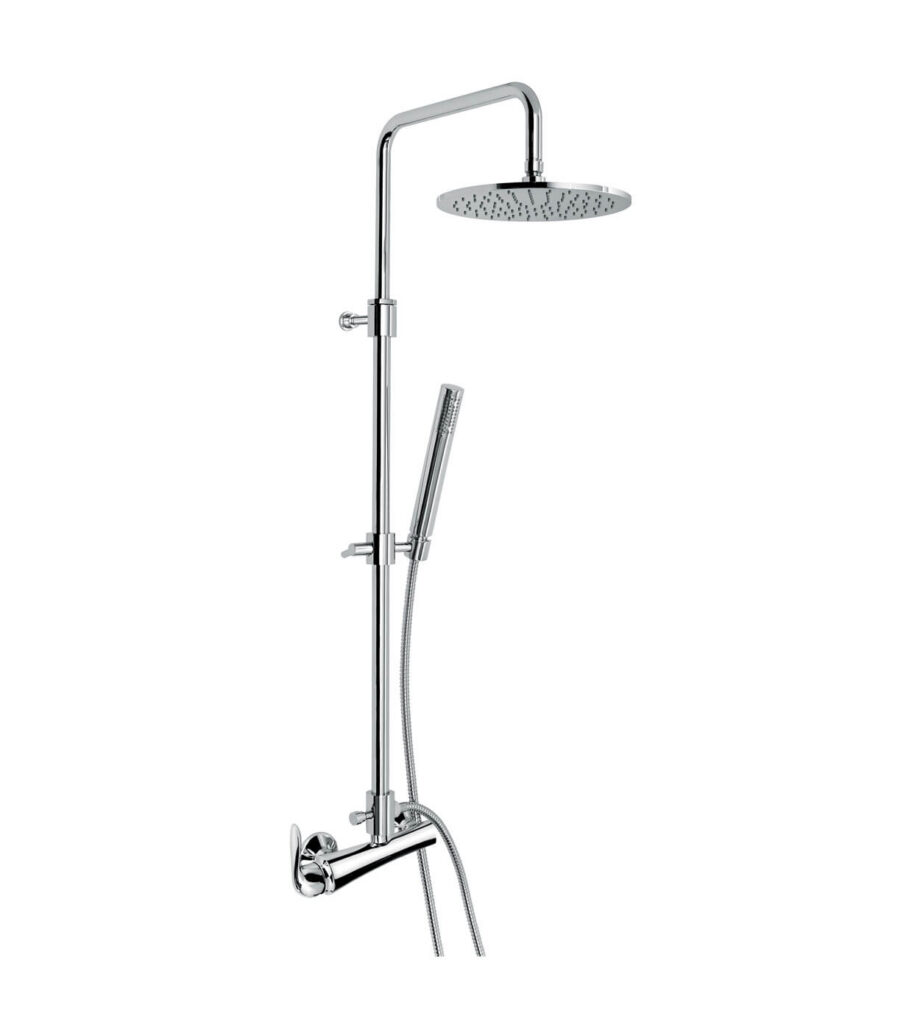 Duschsystem med blandare Emmevi Neco 9100284, krom Duschsystem med blandare Emmevi Neco 9100284