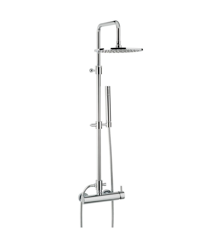 Duschsystem med blandare Emmevi Piper 4500584, krom Duschsystem med blandare Emmevi Piper 4500584