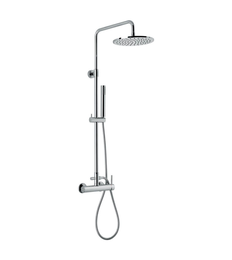 Duschsystem med blandare Emmevi Piper 450515, krom Duschsystem med blandare Emmevi Piper 450515