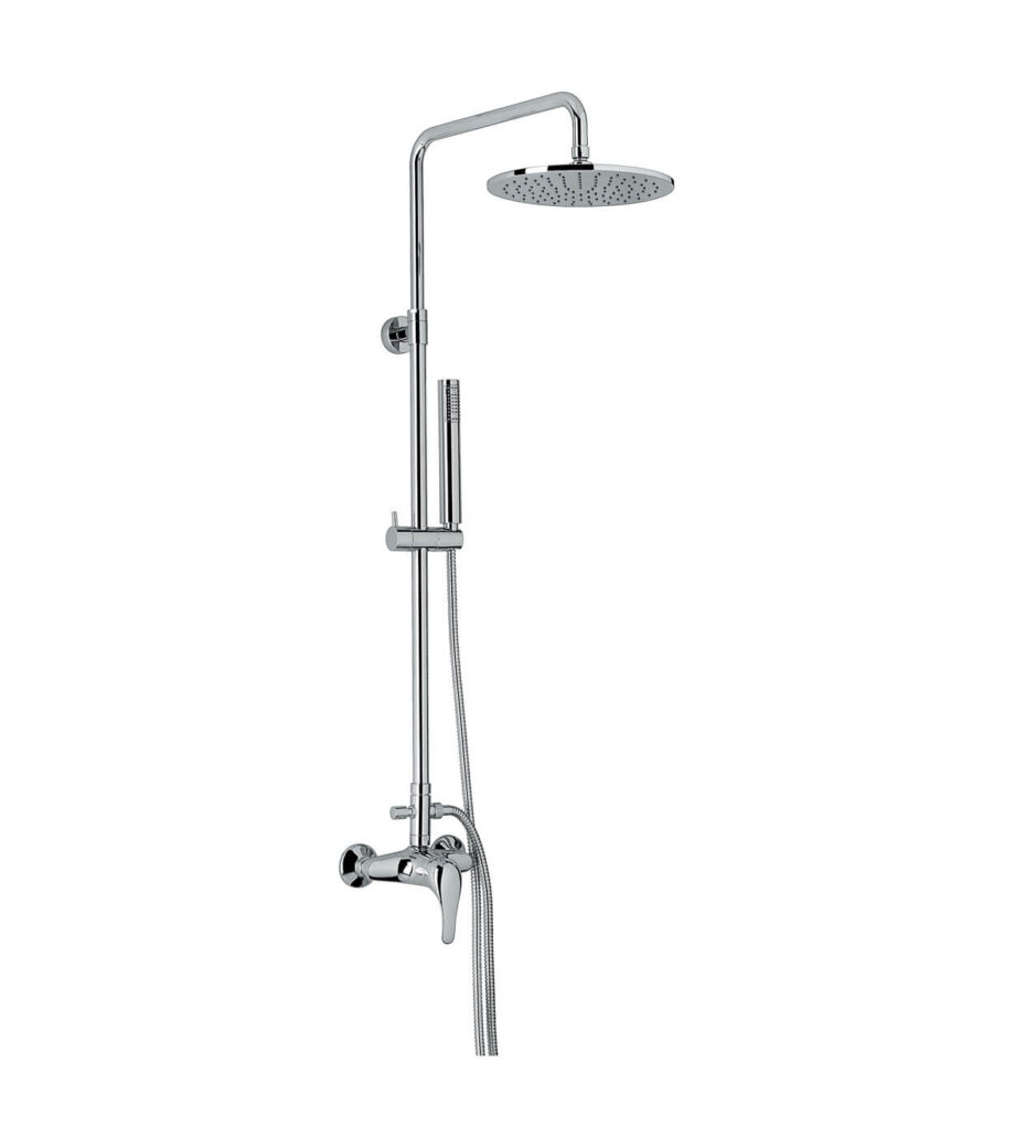 Duschsystem med blandare Emmevi Winny 9500215, krom Duschsystem med blandare Emmevi Winny 9500215