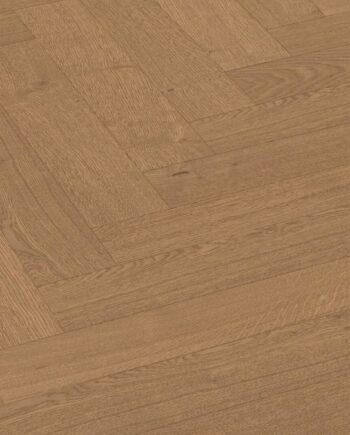 Ekparkett Meister, Lindura HS 500, Classic oak Clay brown 20233, fiskben, 700 x 140 mm, borstad, ultramatt lack