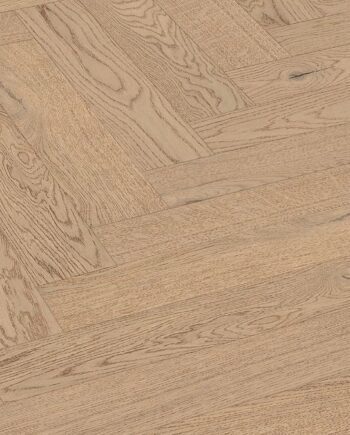 Ekparkett Meister, Lindura HS 500, Classic oak sand grey 20232, fiskben, 700 x 140 mm, borstad, ultramatt lack