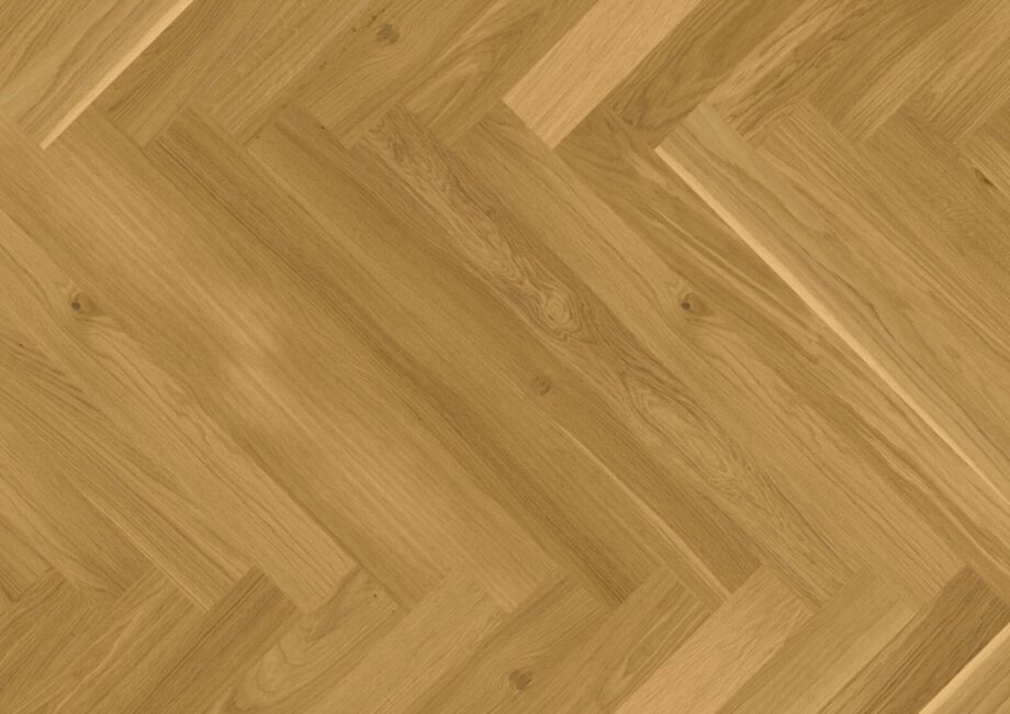 Fiskbensparkett Bauwerk Cleverpark 900 ek Caramello 34 oljad borstad