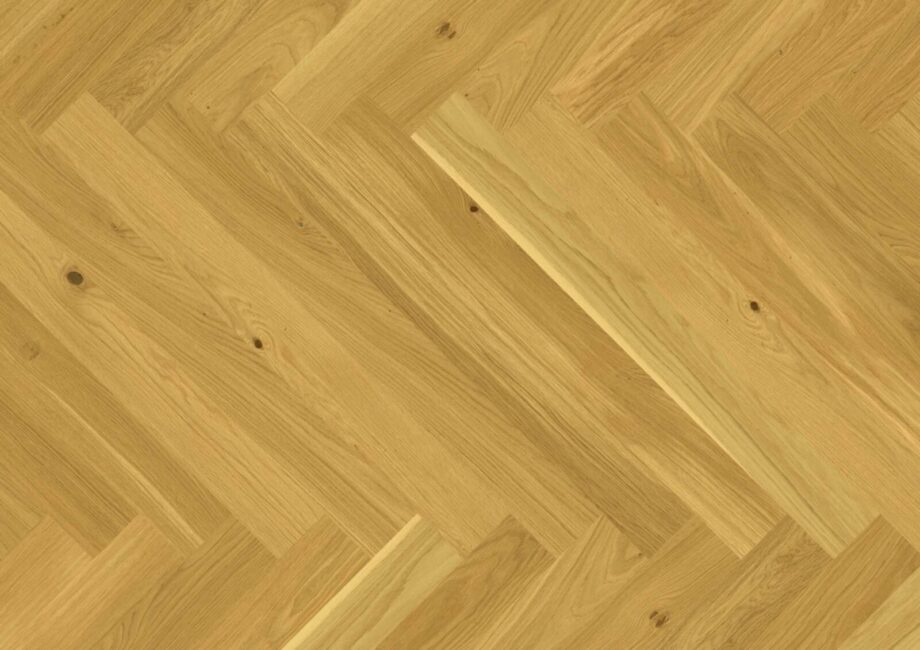 Fiskbensparkett Bauwerk Cleverpark 900 ek natur 34 mattlackad slipad – planka Fiskbensparkett Bauwerk Cleverpark 900 ek natur 34 mattlackad slipad