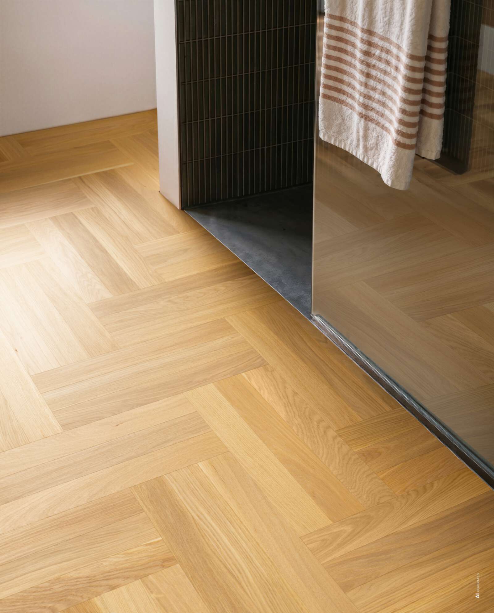 Fiskbensparkett Bauwerk Monopark ek natur 15 oljad slipad – 2