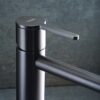 Hög tvättställsblandare Emmevi Filobrass 85003BIG med click-clack, grafit Hög tvättställsblandare Emmevi Filobrass 85003BIG med click-clack – 5