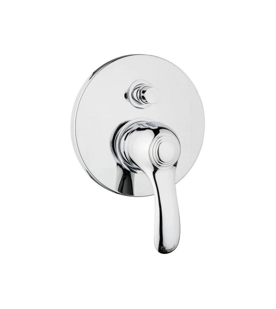 Inbyggd duschblandare Emmevi Harmony 22019, 2 utlopp, tryckknapp, krom Inbyggd duschblandare Emmevi Harmony 22019, 2 utlopp, tryckknapp