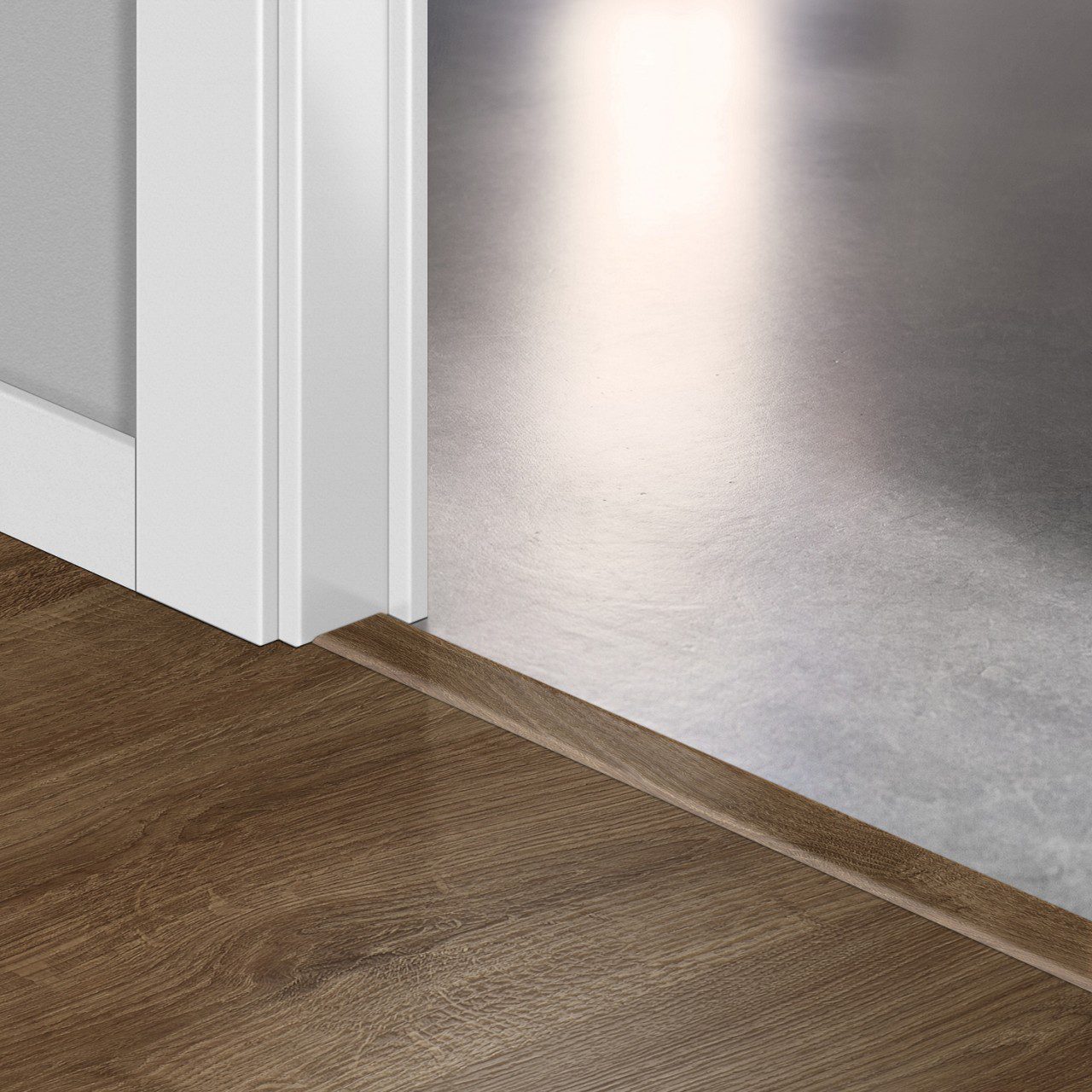 Incizo 5-i-1 övergångslist Quick-Step Newcastle Oak Brown för laminat, 13x48x2150 mm
