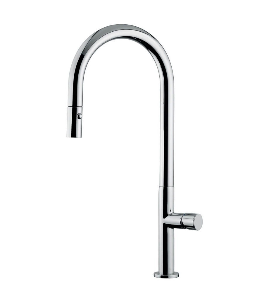 Köksblandare Emmevi Ade 78067 med utdragbar dusch, krom, standardspak Köksblandare Emmevi Ade 78067 med utdragbar dusch