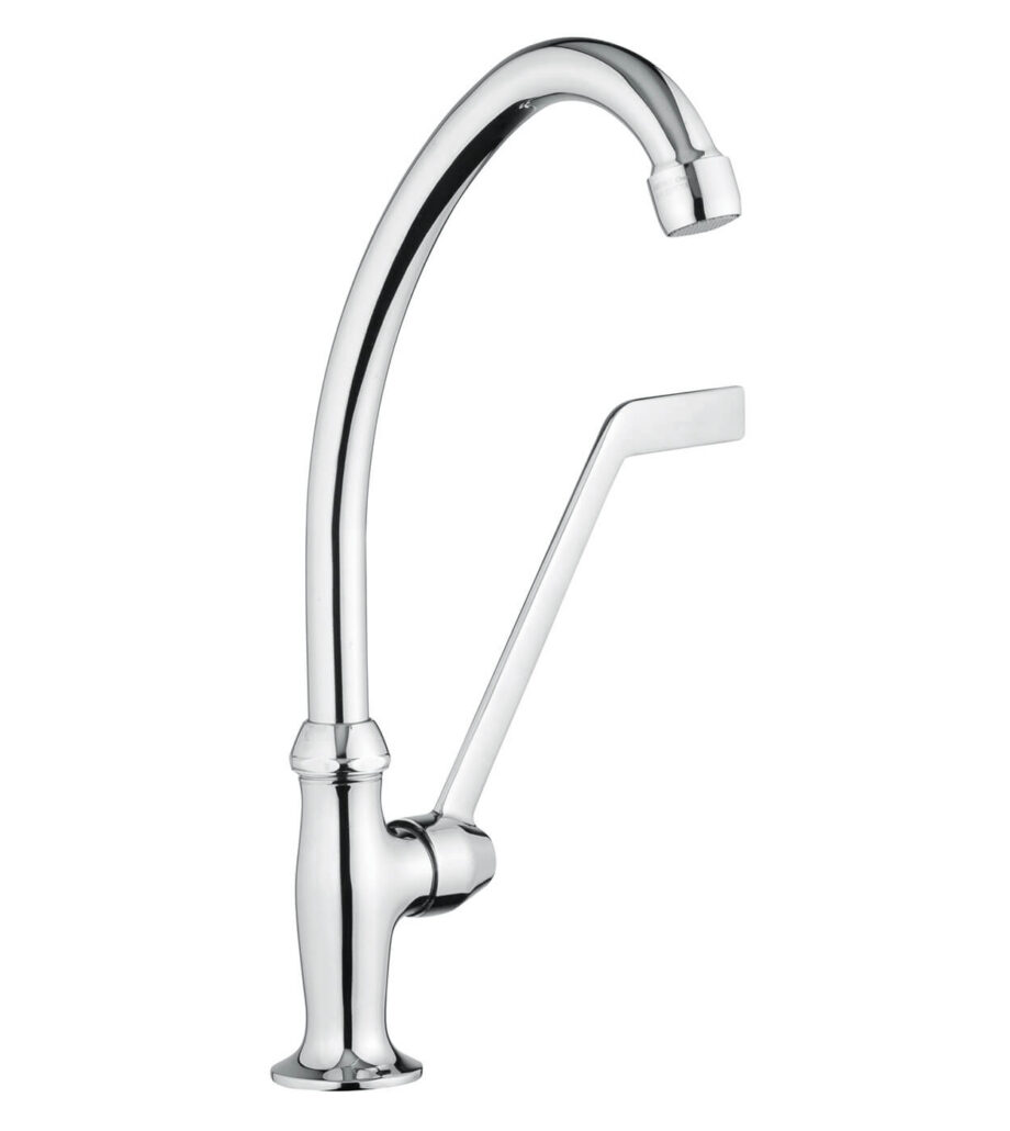 Kökskran Emmevi Decò Classic 12060 med vridbar pip, krom, lång spak Kökskran Emmevi Decò Classic 12060 med vridbar pip