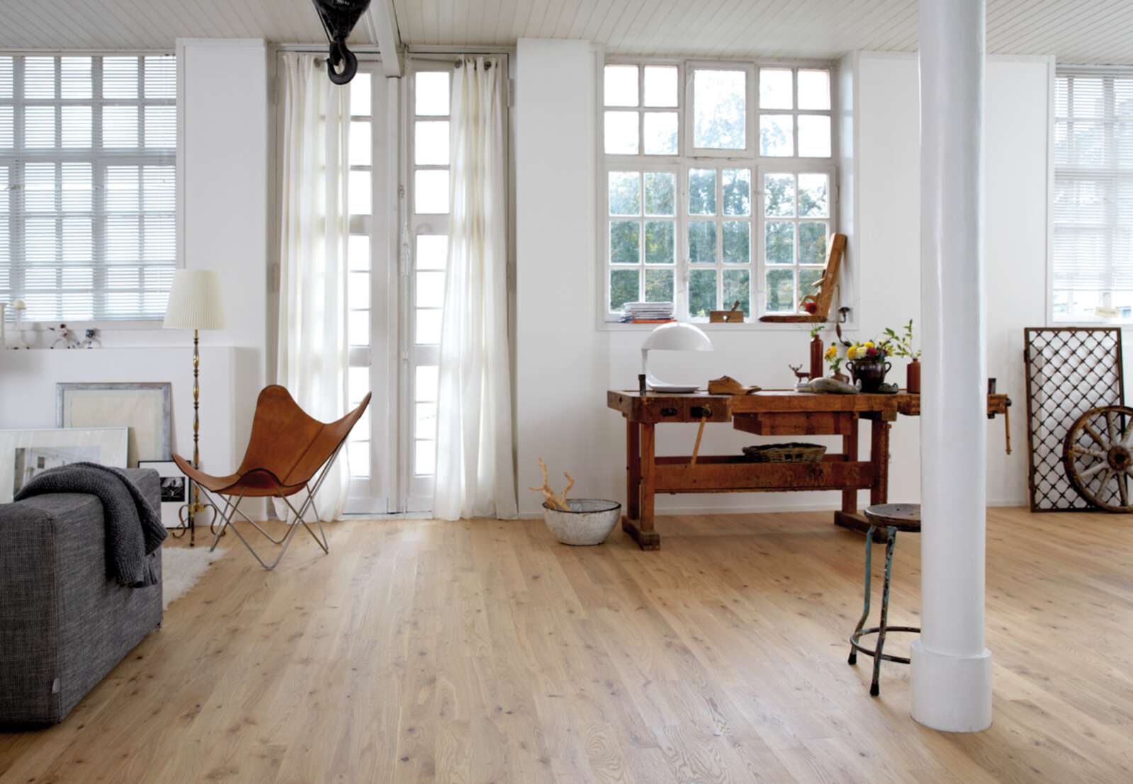 Parkett Bauwerk Cleverpark 1250 ek Avorio 34 oljad borstad – 2