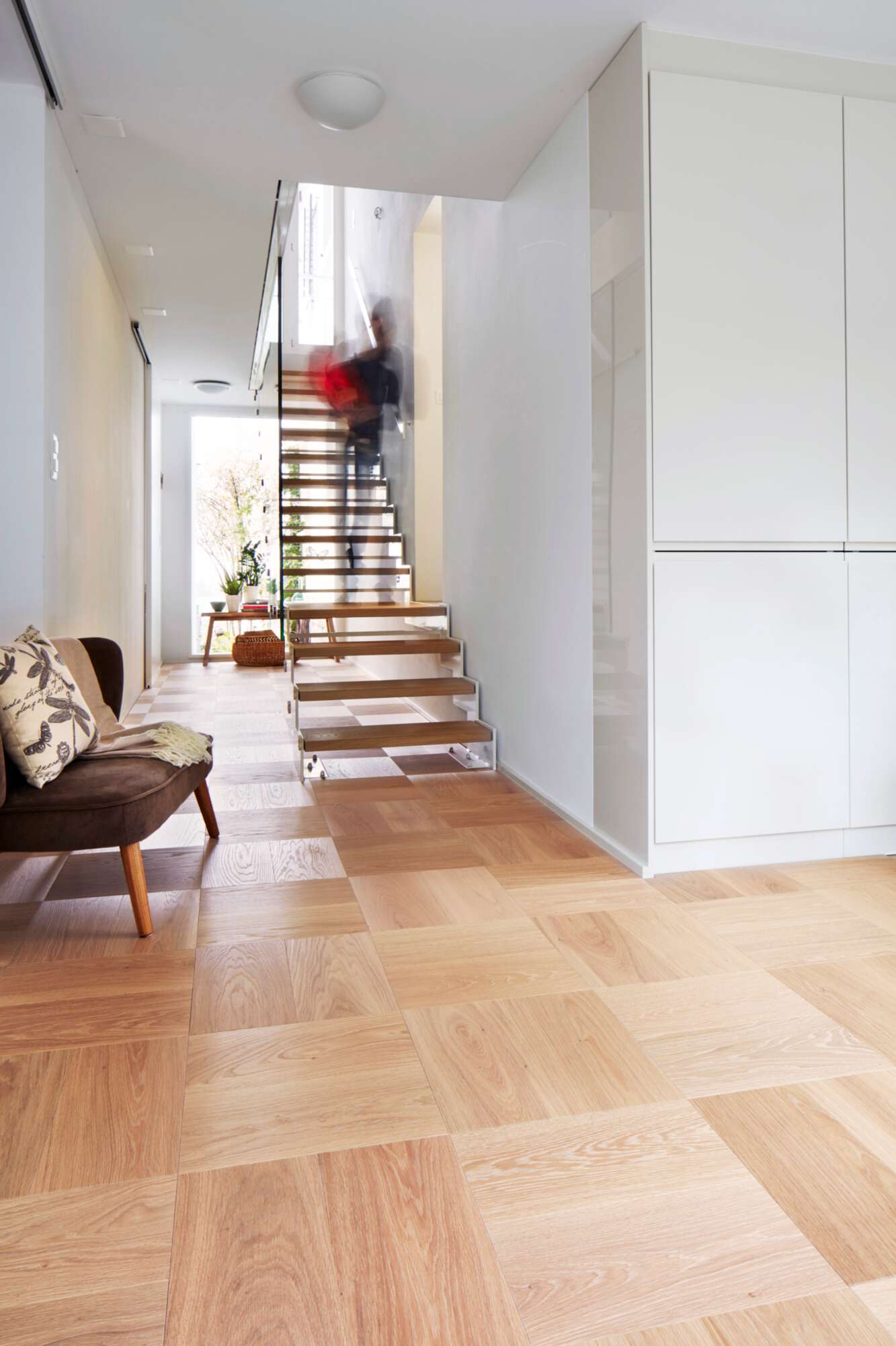 Parkett Bauwerk Formpark Mini 380 ek Avorio 14 oljad djupborstad – 3