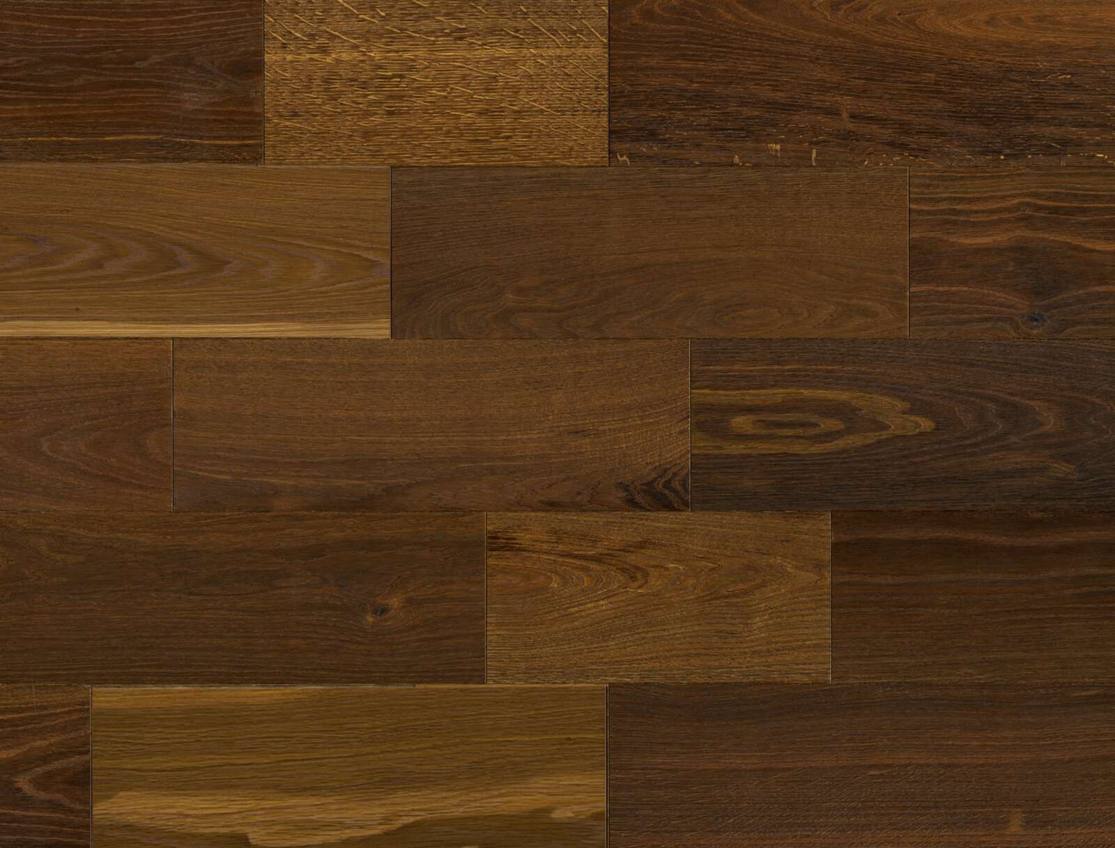 Parkett Bauwerk Formpark Mini 380 rökt ek 24 oljad djupborstad