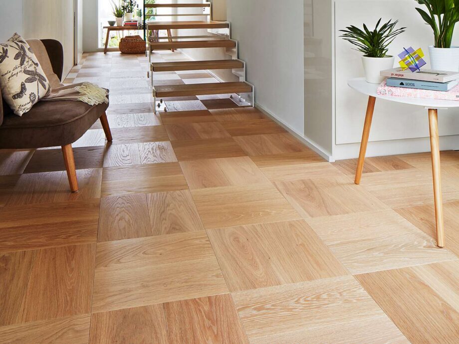 Parkett Bauwerk Formpark Mini 570 ek Avorio 14 oljad djupborstad – miljöbild Parkett Bauwerk Formpark Mini 570 ek Avorio 14 oljad djupborstad – 2