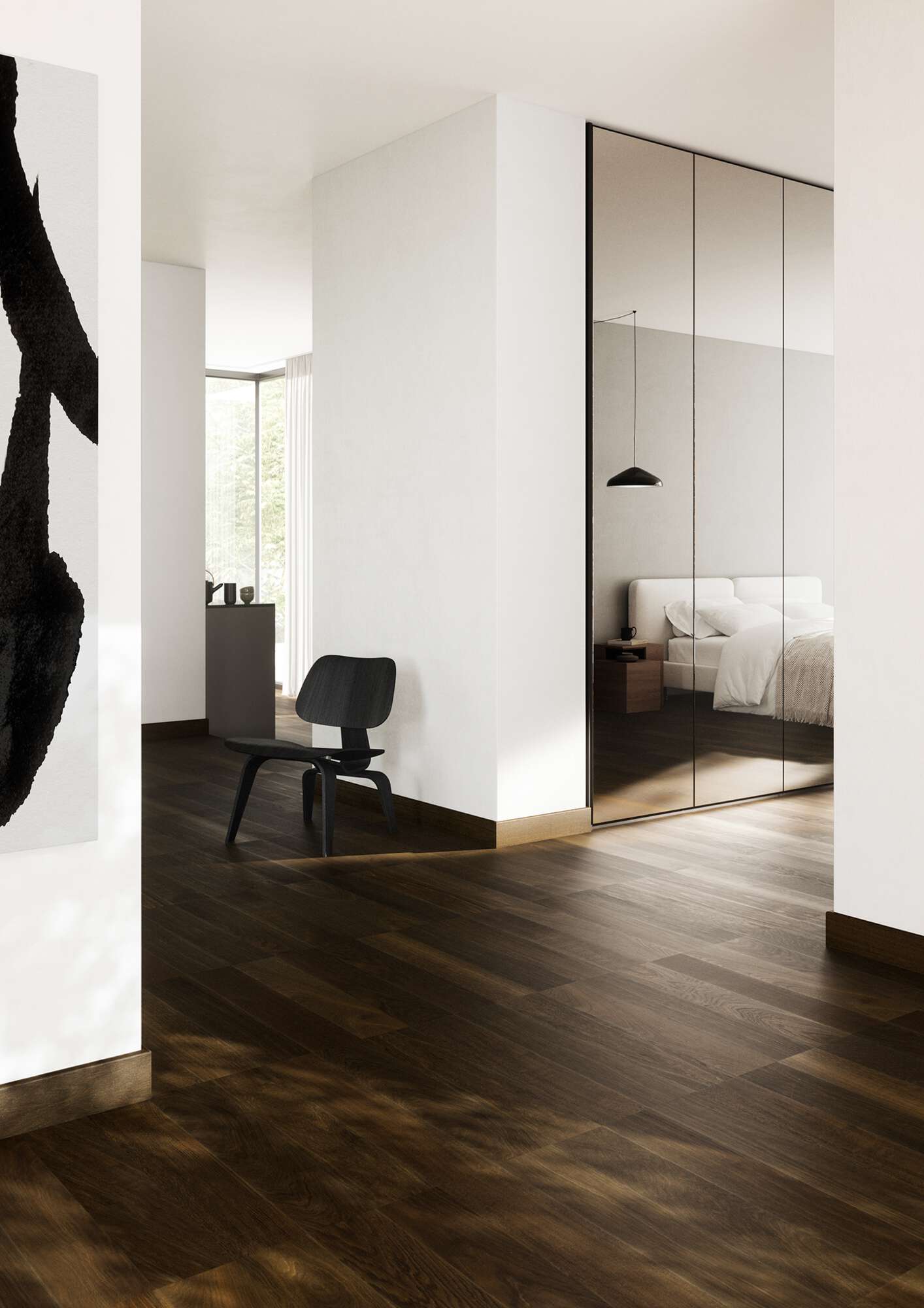 Parkett Bauwerk Formpark Quadrato rökt ek 14 oljad slipad – 2