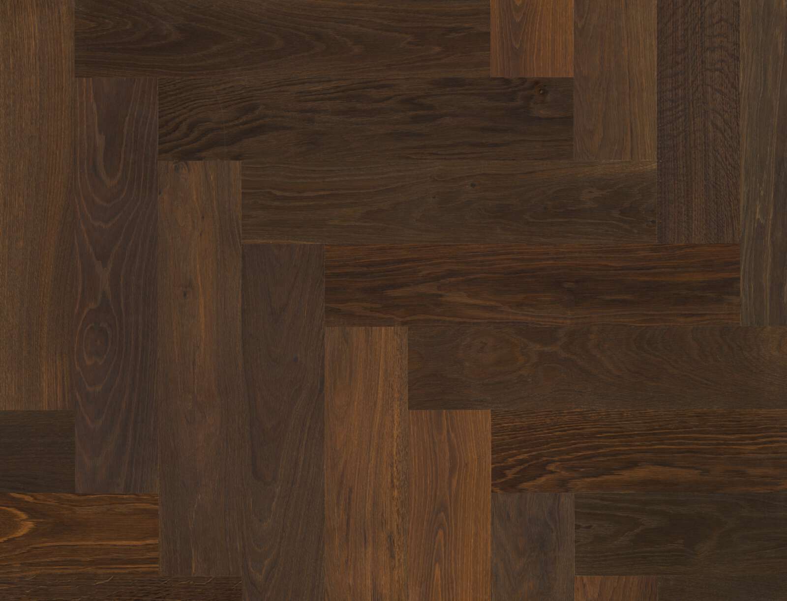 Parkett Bauwerk Formpark Quadrato rökt ek 14 oljad slipad