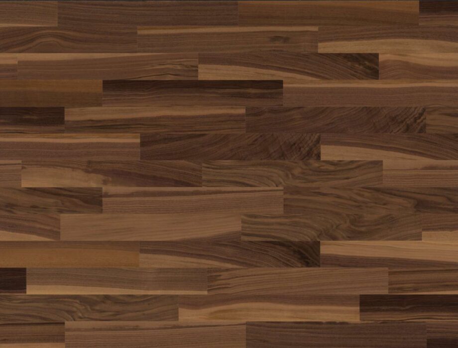 Parkett Bauwerk Monopark amerikansk valnöt 34 mattlackad slipad