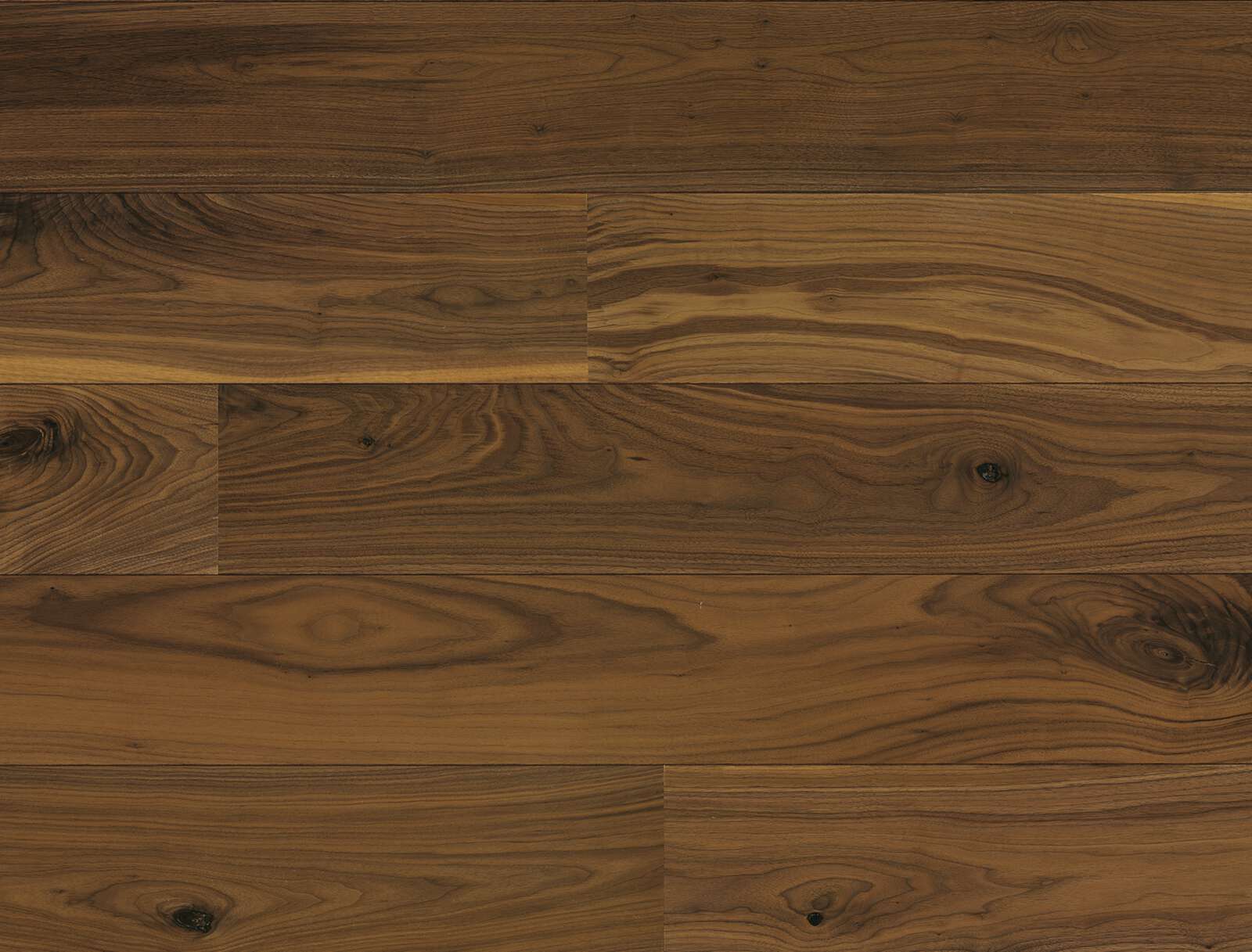 Parkett Bauwerk Villapark amerikansk valnöt 35 oljad djupborstad