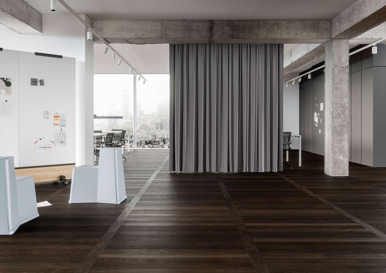 Parkettgolv Bauwerk Cleverpark 1250 rökt ek 14 oljad borstad – 2