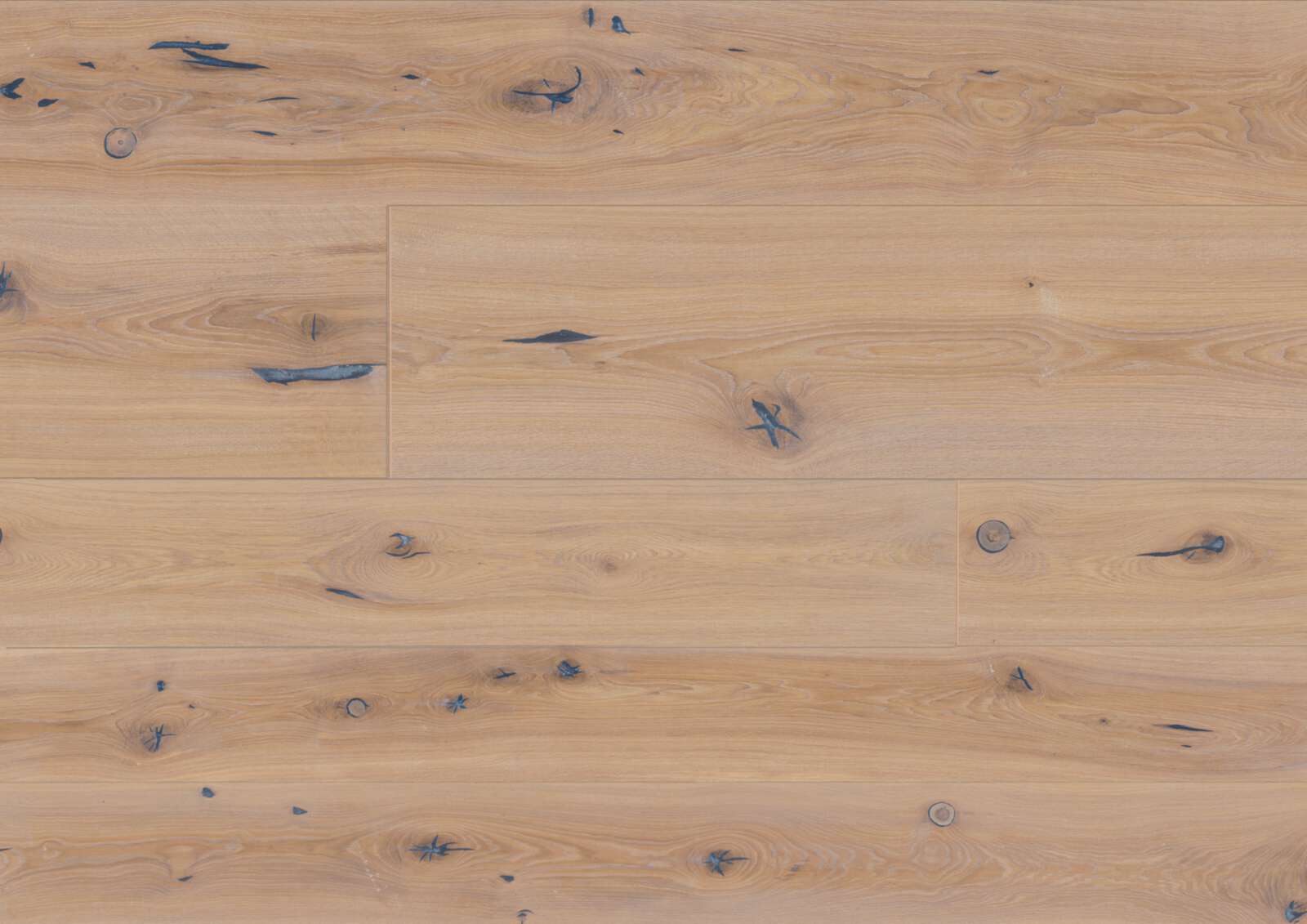 Parkettgolv Bauwerk Unicopark ek Avorio 46 oljad handhyvlad
