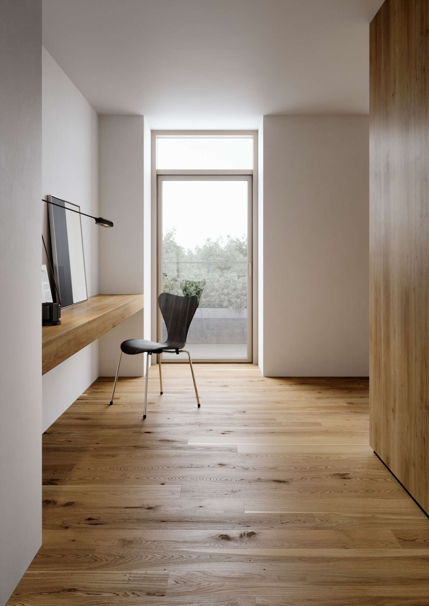Trägolv Bauwerk Trendpark 1390 ek natur 46 mattlackad borstad – 4