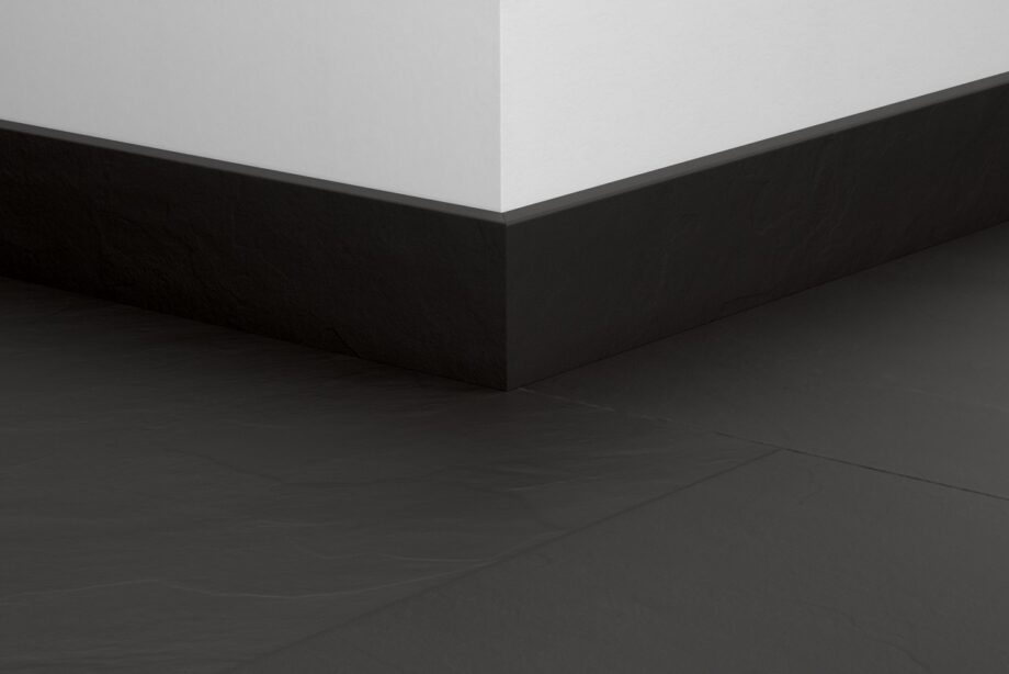 Golvlist Quick-Step Black Slate för laminat, MDF, 12x58x2400 mm