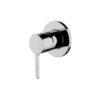 Inbyggd duschblandare Emmevi Filobrass 85009PI, täckplatta Ø 80 mm