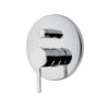 Inbyggd duschblandare Emmevi Filobrass 85019, 2 utlopp, tryckknapp, krom Inbyggd duschblandare Emmevi Filobrass 85019, 2 utlopp, tryckknapp